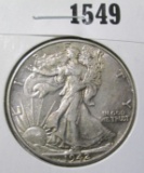 1942 Walking Liberty Half Dollar, AU, value $22+