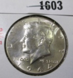1964 Kennedy Half Dollar, BU, value $15+