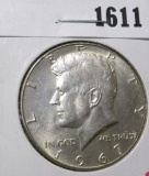 1967 Kennedy Half Dollar, UNC, value $10+