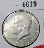 1968-D Kennedy Half Dollar, BU, MS65 value $20+