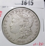 1879 Morgan Silver Dollar, F+, VF value $35+
