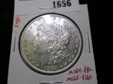 1881-S Morgan Silver Dollar, BU, MS64 value $80, MS65 value $165