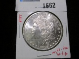 1882-S Morgan Silver Dollar, BU, MS63 value $70, MS65 value $180