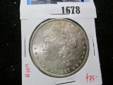 1887 Morgan Silver Dollar, BU, value $75+