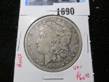 1894-O Morgan Silver Dollar, F+, VF value $60+