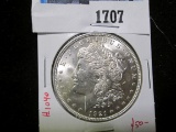 1921 Morgan Silver Dollar, BU, value $50+
