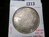 1921 Morgan Silver Dollar, BU TONED MS63 value $50, MS64 value $65, MS65 value $160