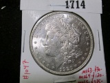 1921-D Morgan Silver Dollar, BU MS63 value $70, MS64 value $120, MS65 value $375