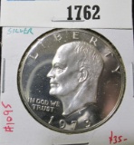 1973-S 40% SILVER Eisenhower Dollar, PROOF, KEY DATE, value $35+
