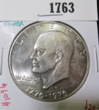 1976-S Bicentennial 40% SILVER Eisenhower Dollar, BU, value $20+