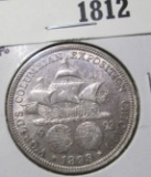 1893 Columbian Exposition Commemorative Half Dollar, XF/AU, value $20+