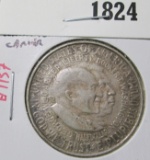 1952 Washington-Carver Commemorative Half Dollar, XF, AU value $20+