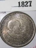 1952 Washington-Carver Commemorative Half Dollar, BU toned, MS63 value $30+, MS65 value $60+