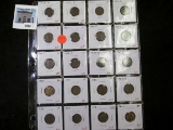Group of 20 mixed date Lincoln Cents, includes mintmarked 10s, 20s and 30s, some better dates presen
