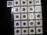 Group of 20 mixed date Lincoln Cents, includes mintmarked 10s, 20s and 30s, some better dates presen