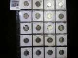 Group of 20 Jefferson Nickels, 1950-D BU & 19 Proof issues, group value $85+
