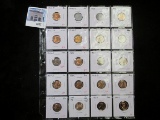 Group of 20 mixed date Lincoln Cents, dates range from 1942 to 2009, includes BU & Proof issues, gro