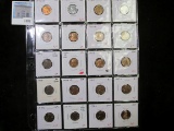 Group of 20 mixed date Lincoln Cents, dates range from 1942 to 2016, includes BU & Proof issues, gro
