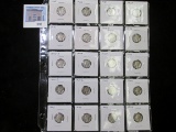 Group of 20 mixed date Mercury Dimes, all circulated, Silver value alone is $40 with silver spot pri