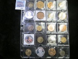 Group of 20 mixed Presidential medals & tokens, some older pieces present, value $50+
