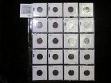 Group of 20 Indian Head Cents, dates from 1902 through 1908, all grade G or better, group value $41+