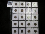 Group of 20 mixed date Lincoln Cents, includes mintmarked 10s, 20s and 30s, some better dates presen