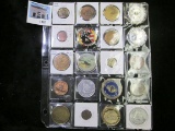 Group of 20 mixed Military / Police / Law Enforcement medals / tokens & challenge coins - unique gro