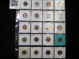 Group of 20 mixed date Lincoln Cents, dates range from 1941 to 1984, includes BU & Proof issues, gro