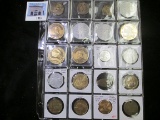 Group of 20 mixed tokens & medals, all either Sports or World's Fair related, several pieces from th