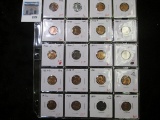 Group of 20 mixed date Lincoln Cents, dates range from 1941 to 1983, includes BU & Proof issues, gro