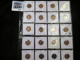 Group of 20 mixed date Lincoln Cents, dates range from 1941 to 1977, includes BU & Proof issues, gro