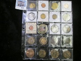 Group of 20 mixed tokens & medals, all are Civil War or North Carolina related, group value $80+