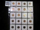 Group of 20 mixed date Lincoln Cents, dates range from 1941 to 1981, includes BU & Proof issues, gro