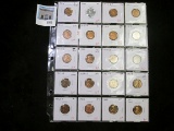 Group of 20 mixed date Lincoln Cents, dates range from 1941 to 1988, includes BU & Proof issues, gro