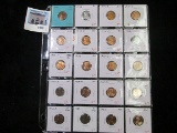 Group of 20 mixed date Lincoln Cents, dates range from 1941 to 1988, includes BU & Proof issues, gro