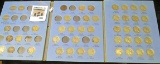 Partial set of Buffalo Nickels in a blue Whitman folder, 47 coins present, dates & mintmarks verifie