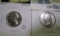 1957 P U.S. Proof Jefferson Nickel; & 1932 P Silver Washington Quarter.