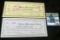 Two-pieces of Depression Scrip: March 10, 1933 Burke, N.C. Depression Scrip, MS #:  NC51-1.A & NC51-