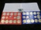 2007 P & D U.S. Mint Sets in original holders, $13.82 face in Gem BU coins.