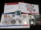 1992 P & D U.S. Mint Sets in original in original cellophane & envelope of issue.