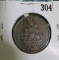 1837 Van Buren Mettalic Currency Hard Times Token. 