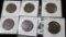 (6) U.S. Large Cents: 1850, 1851, 1852, 1853, 1855 upright 5s, & 1856. All VF.