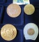 1820 1970 Missouri Sesquicentennial Medallion; 1958 D Encased Lincoln Cent :