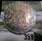 1870 Belgium Silver Five Francs of Leopold II. VF. Some rim damage.