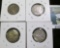 1940, 43, 47 Maple Leaf, & 1949 Canada Silver Quarters.