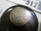 1886 Canada Five Cent Silver, VG.