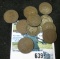 (10) 1890's dated Indian Head Cents.