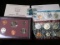 1990 Uncirculated Bank Set; & 1970 U.S. Mint Set in original government envelope.