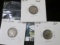 1916 P Barber Dime, EF-AU; 1918 S Mercury Dime, EF; & 1921 P Mercury Dime, Good (Key date).