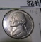 1948 P Jefferson Nickel with four full steps, Gem BU.